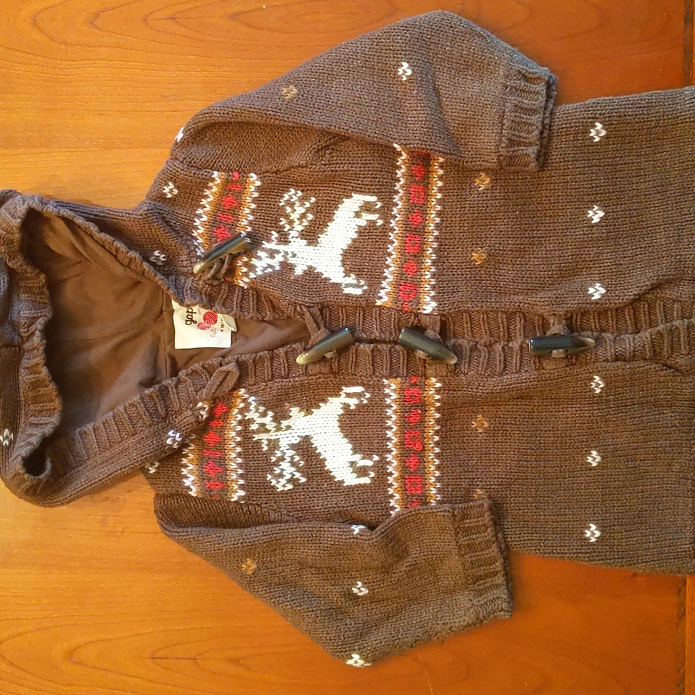 Gap Girls Lined Sweater Jacket Size 2T